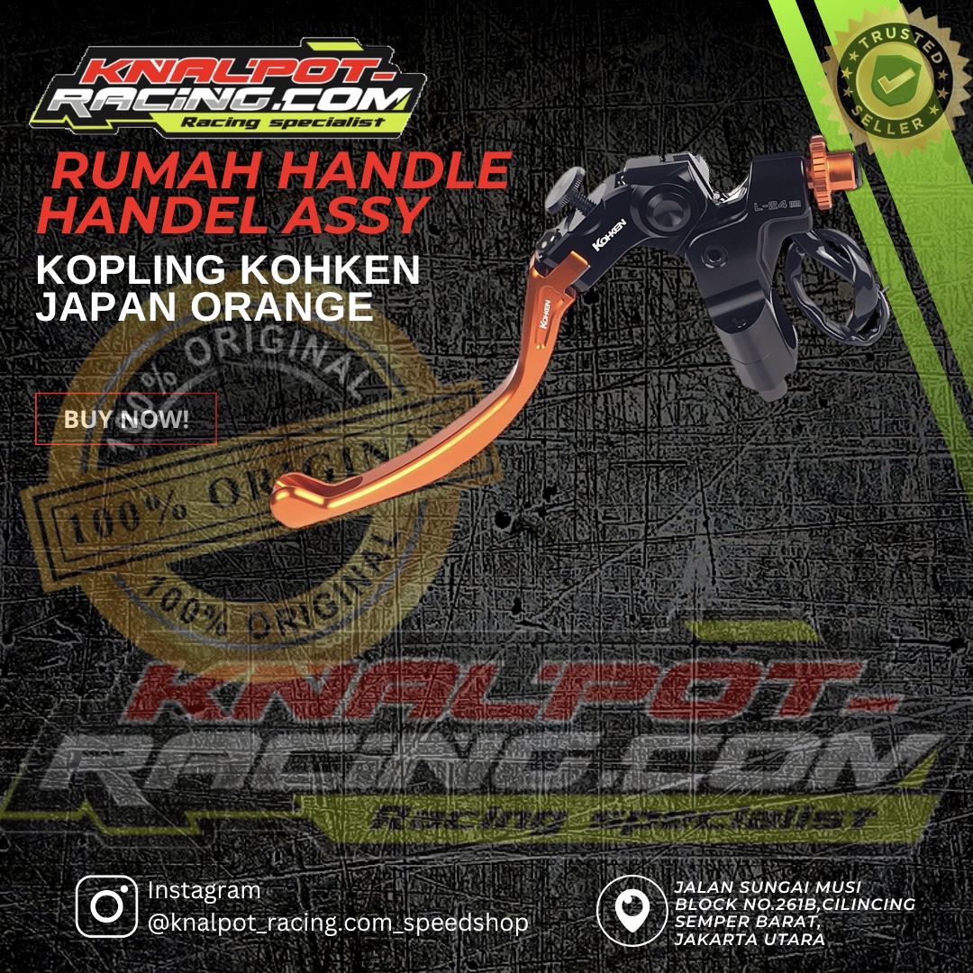 RUMAH HANDLE HANDEL ASSY KOPLING KOHKEN JAPAN ORANGE
